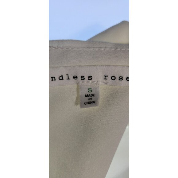 Endless Rose Anthropologie Dress Women’s Halter Sz Small White Embroidery - Picture 8 of 16